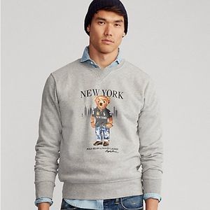 Polo Bear New York Fleece Sweatshirt Men’s Large